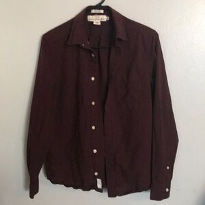L.O.G.G. Size small, Burgundy dress shirt